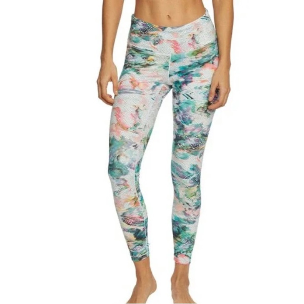 Prana Multi Color Performance Yoga Leggings Size Small